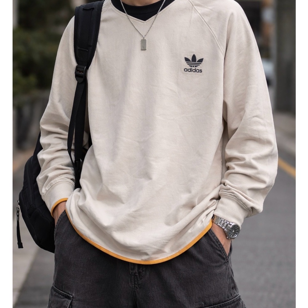 Vintage Adidas Originals Trefoil Long Sleeve XL Streetwear Y2K